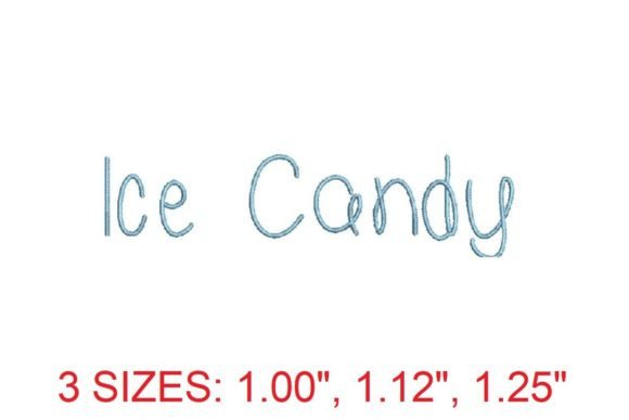 Ice Candy Font Review for Embroidery Sellers