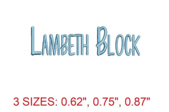 Lambeth Block Font